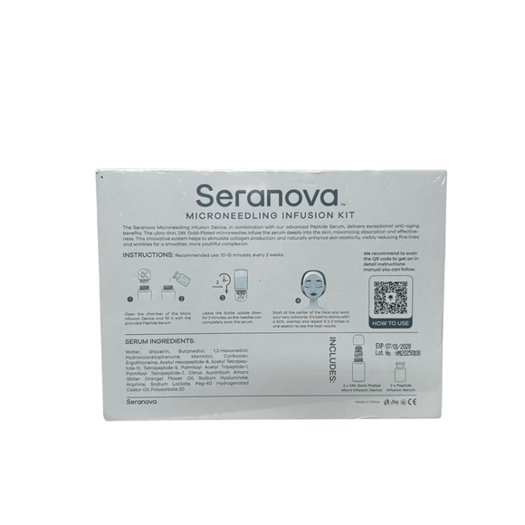 Seranova Microneedling Infusion Kit Anti Aging 1 Month Supply Exp 2028 Sealed - Picture 3 of 5